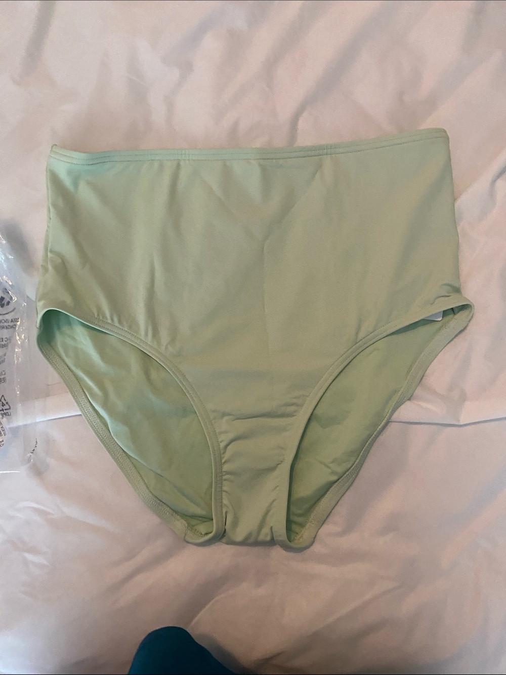NWT Lands' End Light Mint Bikini Bottoms SZ 12